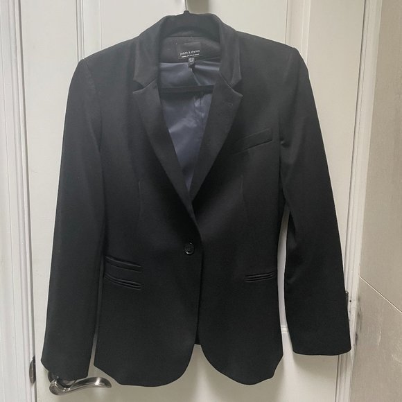 Judith & Charles Black Blazer - Picture 1 of 5